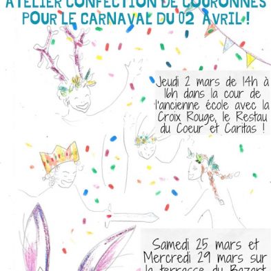 Ateliers Confection de Couronnes de Carnaval