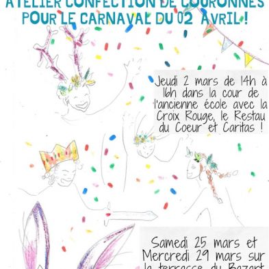 Ateliers Confection de Couronnes de Carnaval